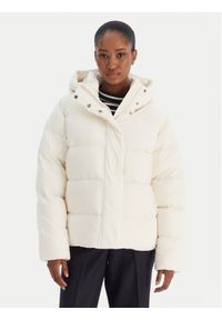 TOMMY HILFIGER - Tommy Hilfiger Kurtka puchowa WW0WW45739 Écru Regular Fit. Materiał: syntetyk #1