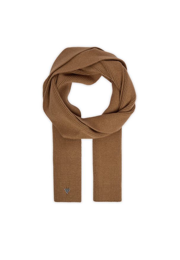 Guess Szalik AM9429 POL03 Beżowy. Kolor: beżowy. Materiał: materiał