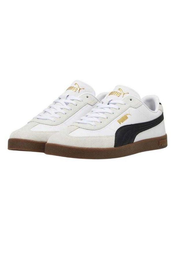Puma - Zamszowe Buty Sportowe Damskie Club II Era. Kolor: biały. Materiał: zamsz. Sezon: zima. Styl: sportowy