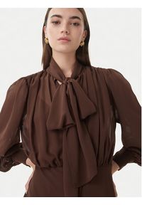 Marella Sukienka koktajlowa Giovane 2613221093 Brązowy Regular Fit. Kolor: brązowy. Materiał: syntetyk. Styl: wizytowy #3