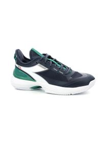 Buty tenisowe męskie Diadora Finale clay. Kolor: biały, wielokolorowy, niebieski, zielony. Sport: tenis