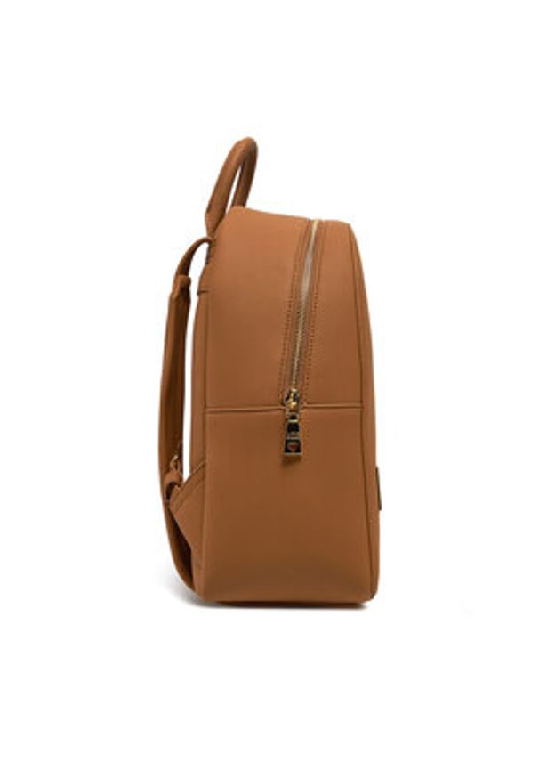 Love Moschino - LOVE MOSCHINO Plecak JC4193PP1MKD0201 Brązowy. Kolor: brązowy. Materiał: skóra