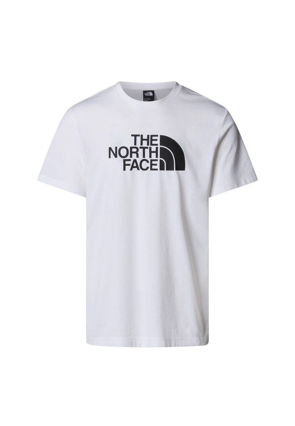 Koszulka Mężczyzna The North Face S/S Easy biały. Kolor: biały. Materiał: poliester, bawełna. Długość rękawa: krótki rękaw. Długość: krótkie