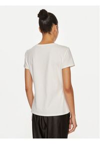 Liu Jo T-Shirt TF4312 JS088 Écru Regular Fit. Materiał: bawełna #3