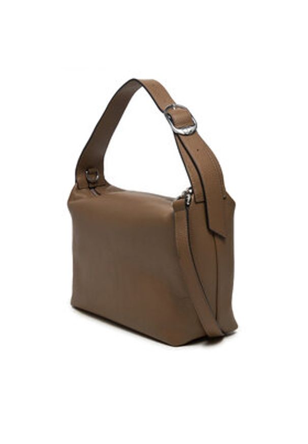 TwinSet - TWINSET Torebka Tracolla 242TB7012 Brązowy. Kolor: brązowy. Materiał: skórzane