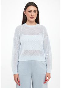 Sweter damski ażurowy z cekinami PESERICO. Wzór: ażurowy #4