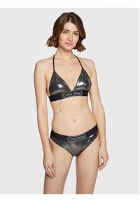 Calvin Klein Swimwear Góra od bikini KW0KW01943 Czarny. Kolor: czarny. Materiał: syntetyk
