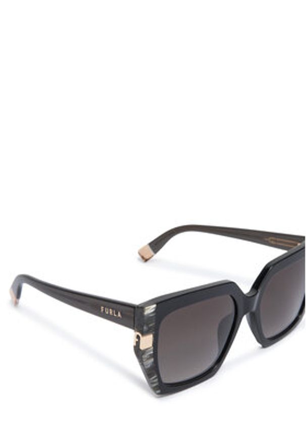 Furla Okulary przeciwsłoneczne WD00126 A.0116 3830S Czarny. Kolor: czarny. Materiał: syntetyk