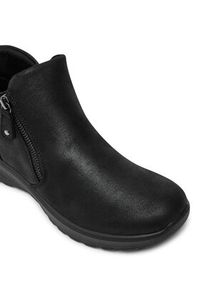 skechers - Skechers Botki Lovely Vibe 158952/BBK Czarny. Kolor: czarny. Materiał: materiał #3