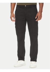 Aeronautica Militare Spodnie materiałowe 251PA1662CT3526 Czarny Regular Fit. Kolor: czarny. Materiał: bawełna, len #1