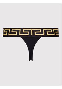 VERSACE - Versace Stringi AUD01042 Czarny. Kolor: czarny. Materiał: bawełna #2