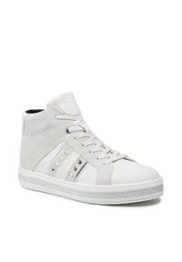 Geox Sneakersy D Leelu' B D16FFB 08522 C1352 Biały. Kolor: biały. Materiał: zamsz, skóra #1