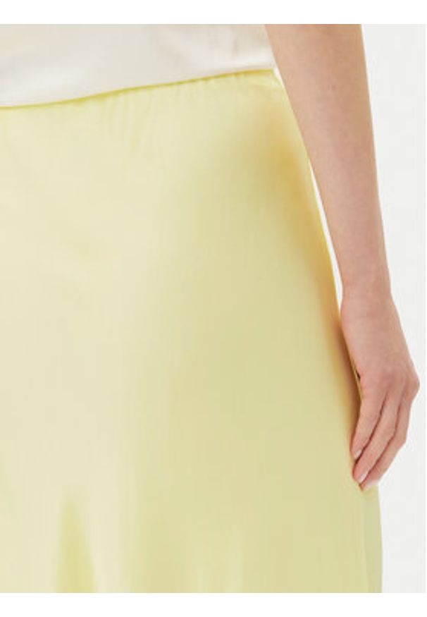 ViCOLO Spódnica maxi Gonna TD0472 Żółty Slim Fit. Kolor: żółty. Materiał: wiskoza