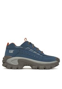 CAT Footwear Sneakersy Intruder Vintage P726511 Niebieski. Kolor: niebieski. Materiał: nubuk, skóra