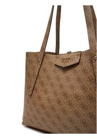 Guess Torebka Brenton Tote HWEBG8 39023 Brązowy. Kolor: brązowy. Materiał: skórzane #4
