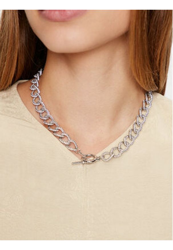 Lauren Ralph Lauren - LAUREN RALPH LAUREN Naszyjnik 14N00521 Srebrny. Materiał: metalowe. Kolor: srebrny
