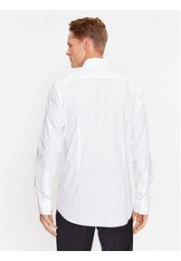 Hugo Koszula Koey 50500217 Biały Slim Fit. Kolor: biały. Materiał: bawełna #5