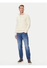 GANT - Gant Sweter 8030256 Écru Regular Fit. Materiał: bawełna