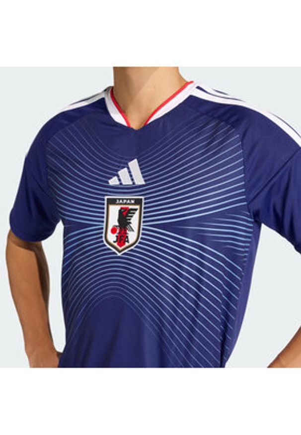 Adidas - adidas Koszulka techniczna Japan 26/27 Home KD3345 Granatowy Slim Fit. Kolor: niebieski. Materiał: syntetyk