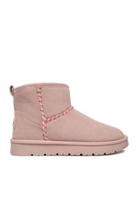 Roxy Śniegowce CEO-HY669020S-1 Różowy. Kolor: różowy. Materiał: materiał