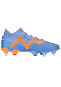 Buty piłkarskie Puma Future Ultimate Mxsg M 107164 01 niebieskie. Zapięcie: sznurówki. Kolor: niebieski. Materiał: materiał, syntetyk. Szerokość cholewki: normalna. Sport: piłka nożna #3