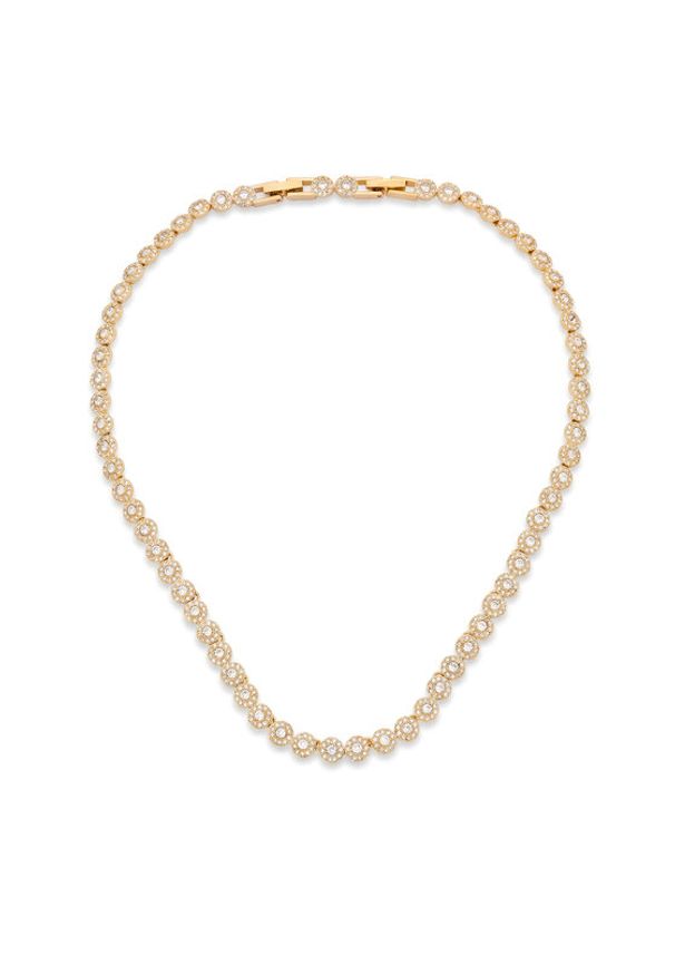 Swarovski Naszyjnik Una Angelic 5751560 Złoty. Materiał: złote. Kolor: złoty