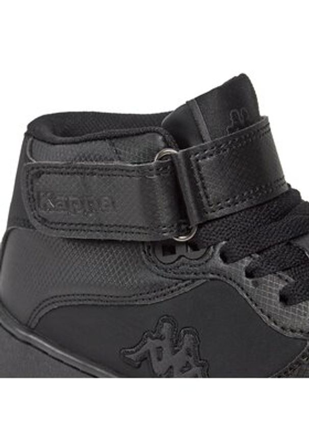 Kappa Sneakersy Logo Maserta Md V 35164DW Czarny. Kolor: czarny. Materiał: skóra