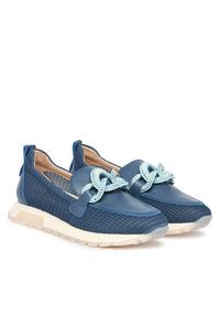 Hispanitas Mokasyny HV264065 C002 Granatowy. Kolor: niebieski. Materiał: skóra #4