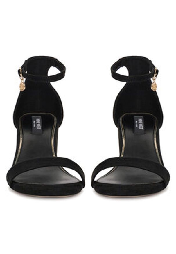 Nine West Sandały WFA2625-1 Czarny. Kolor: czarny. Materiał: skóra