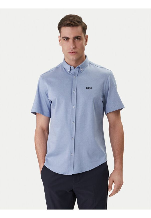 BOSS Koszula ST Motion 50555951 Błękitny Regular Fit. Kolor: niebieski. Materiał: bawełna