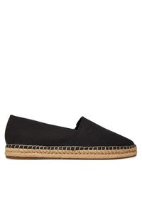 Calvin Klein Espadryle Espadrille Cv Logo HM0HM01808 Czarny. Kolor: czarny. Materiał: materiał