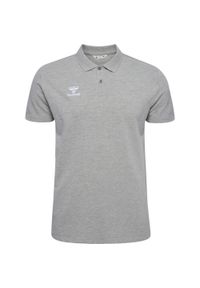 Hummel - Koszulka hmlGO 2.0 POLO. Typ kołnierza: polo. Kolor: szary. Styl: sportowy