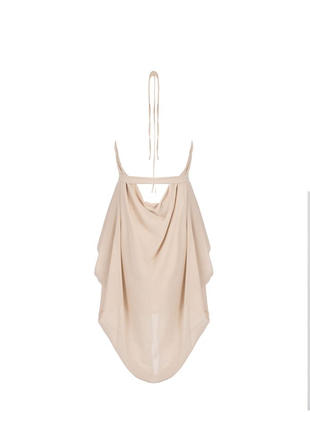 La Haine Inside Us Sukienka | LW 741 | Kobieta | Piaskowy. Materiał: poliester. Sezon: lato. Typ sukienki: asymetryczne. Długość: midi