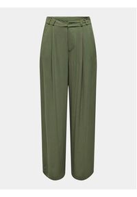 only - ONLY Spodnie materiałowe Nova 15306567 Zielony Regular Fit. Kolor: zielony. Materiał: wiskoza