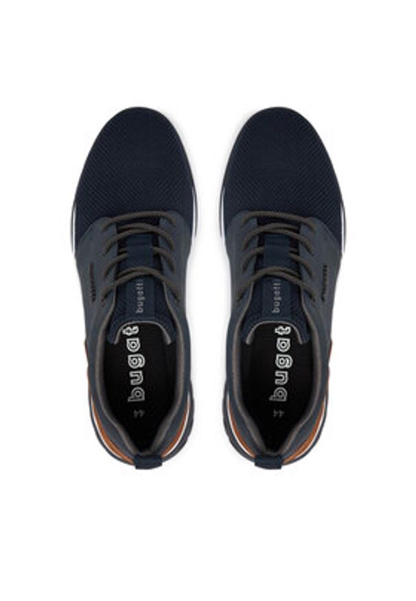 Bugatti Sneakersy 322-ADW01-6900 Granatowy. Kolor: niebieski. Materiał: materiał