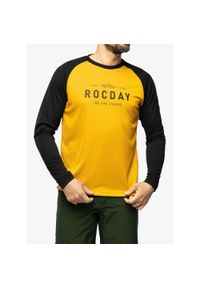 ROCDAY - Bluza rowerowa męska Rocday Patrol. Kolor: żółty