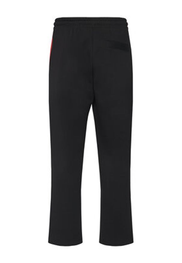 Hugo - HUGO Spodnie dresowe Demsipant 50563789 Czarny Relaxed Fit. Kolor: czarny. Materiał: bawełna