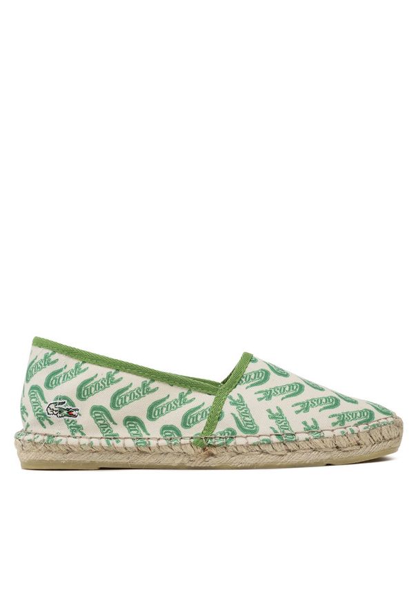 Espadryle Lacoste. Kolor: beżowy