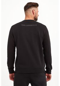 Karl Lagerfeld - Bluza KARL LAGERFELD. Materiał: bawełna, tkanina. Długość rękawa: długi rękaw. Długość: długie. Wzór: nadruk #4