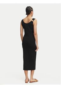 Liu Jo Beachwear Sukienka codzienna VA6129 J4822 Czarny Regular Fit. Okazja: na co dzień. Kolor: czarny. Materiał: bawełna. Typ sukienki: proste. Styl: casual #4