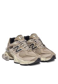 New Balance Sneakersy U9060ORD W Brązowy. Kolor: brązowy. Materiał: zamsz, skóra #6