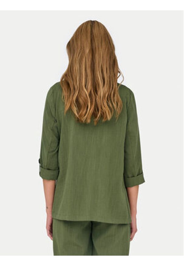 only - ONLY Marynarka Marsa 15308084 Zielony Loose Fit. Kolor: zielony. Materiał: syntetyk