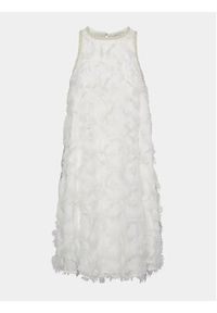 YAS Sukienka koktajlowa Pazy 26028873 Biały Standard Fit. Kolor: biały. Materiał: syntetyk. Styl: wizytowy