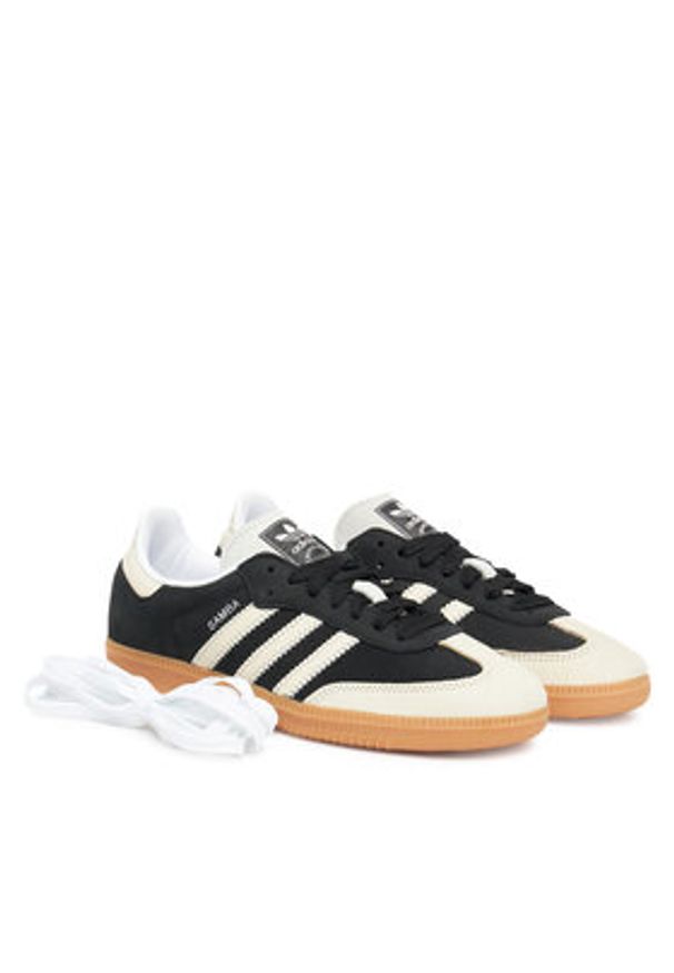 Adidas - adidas Sneakersy Samba Og W IE5836 Czarny. Kolor: czarny. Materiał: nubuk, skóra
