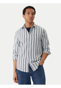 Tommy Jeans Koszula DM0DM22755 Błękitny Regular Fit. Kolor: niebieski. Materiał: len #1