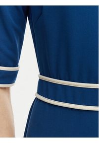 Rinascimento Sukienka koktajlowa CFC0127991003 Niebieski Slim Fit. Kolor: niebieski. Materiał: syntetyk. Styl: wizytowy #4