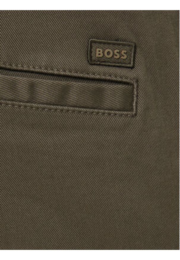 BOSS Chinosy Sanderson-L-2 50542986 Zielony Regular Fit. Kolor: zielony. Materiał: bawełna