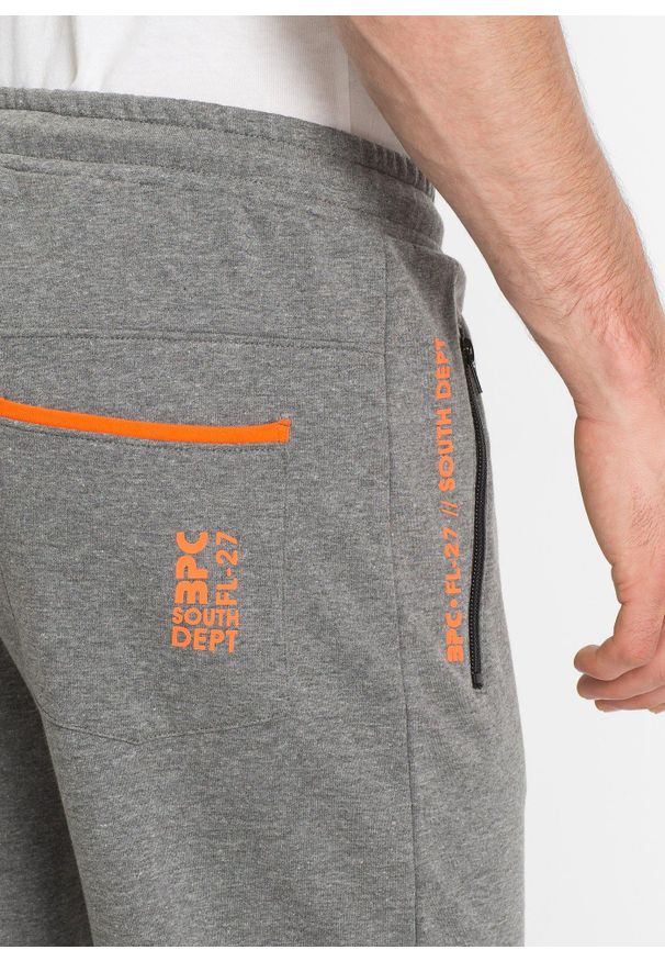 bonprix - Spodnie sportowe. Kolor: szary. Styl: sportowy