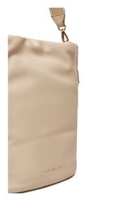 TOMMY HILFIGER - Tommy Hilfiger Torebka Th Soft Summer Bucket AW0AW17540 Beżowy. Kolor: beżowy. Materiał: skórzane #5