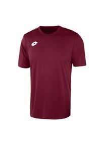 Koszulka piłkarska dla dorosłych LOTTO DELTA PL. Kolor: czerwony. Sport: piłka nożna